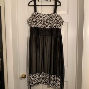 Black & White Floral Dress
